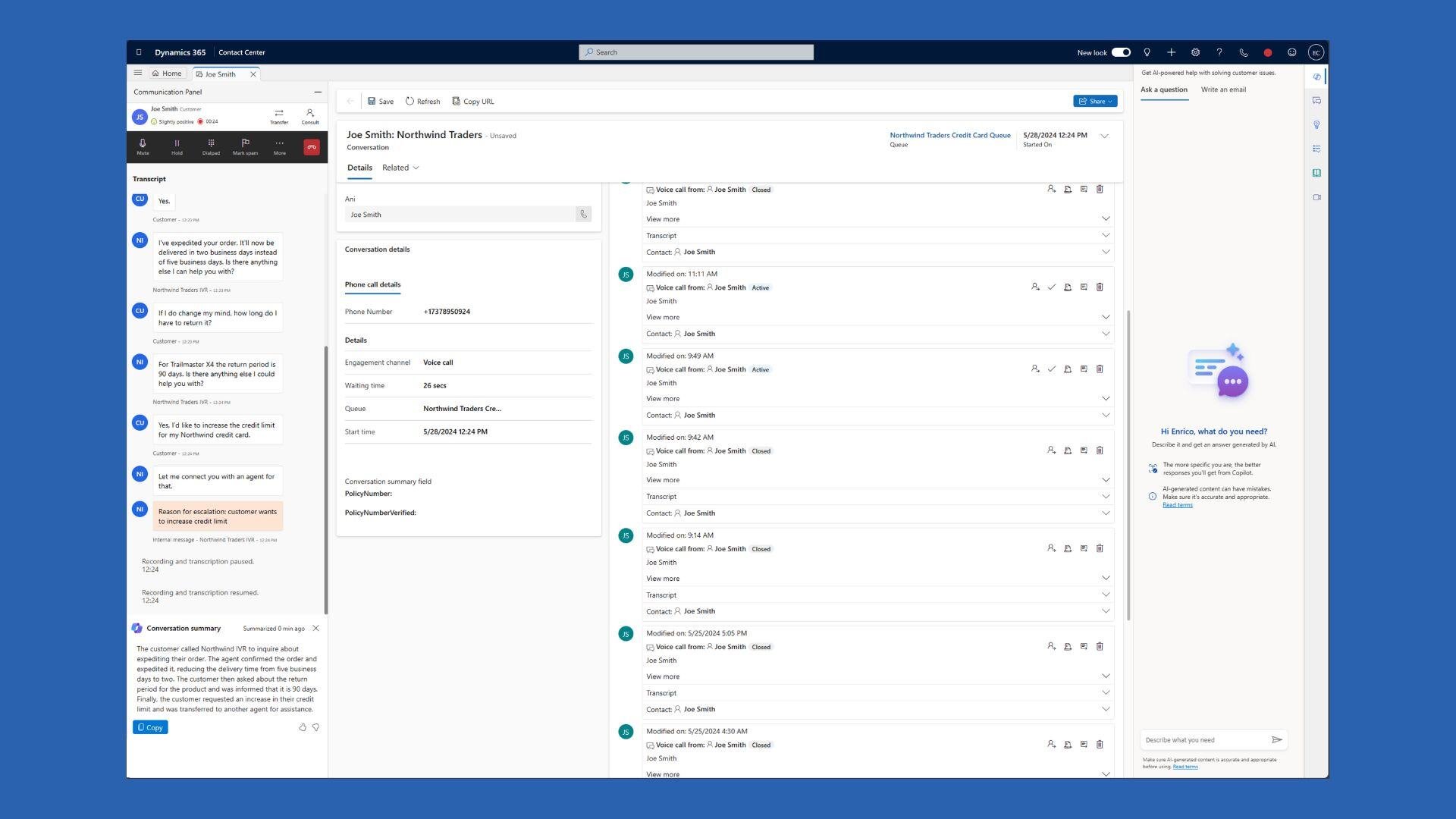 Microsoft Dynamics Contact Center 