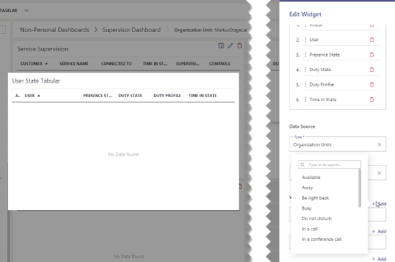 Presence Activity Widget