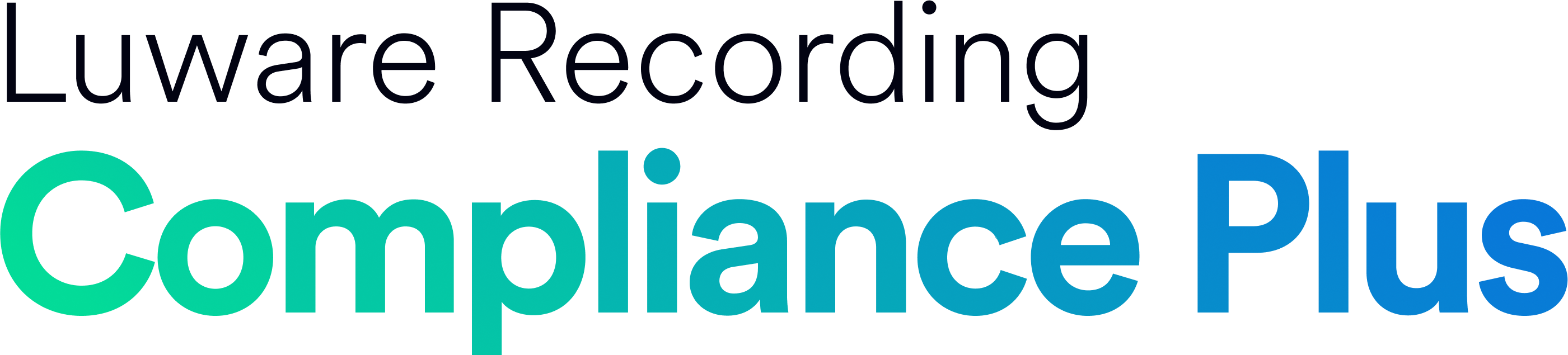 Luware Recording Compliance Plus