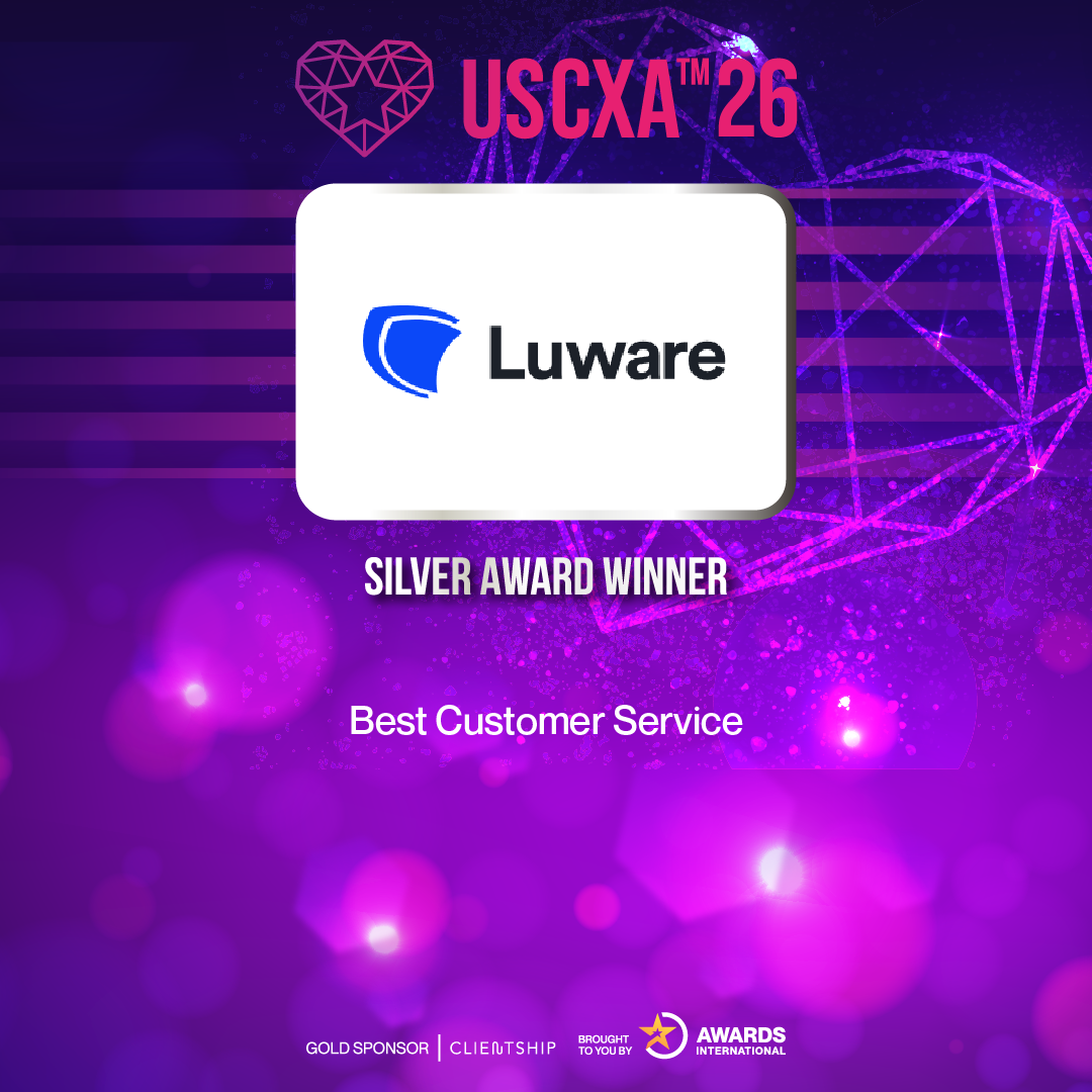 Luware wins Silver for Best Customer Service, US Customer Experience Awards 2026