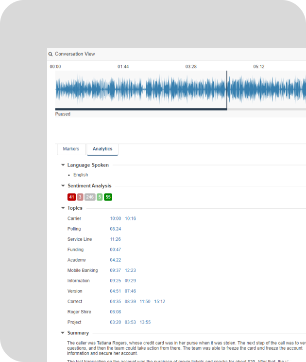 Luware Recording conversation playback